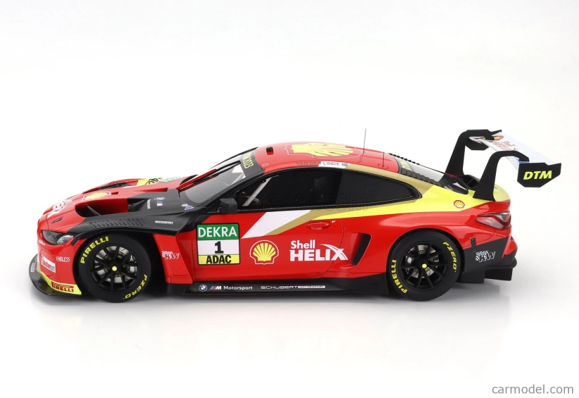 Truescale BMW radu 4 M4 Gt3 Team Schubert Motorsport N 1 Dtm Sezóna 2023 S.van Der Linde 1:18 Červená čierna