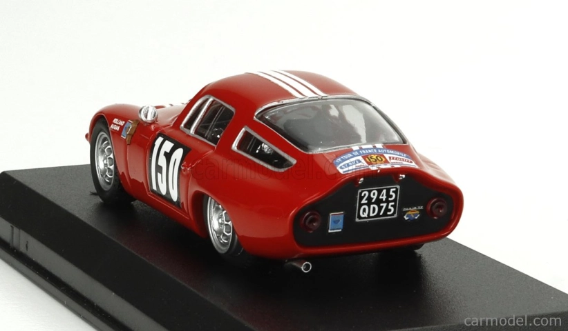 Best-model Alfa romeo Giulia Tz N 150 Tour De France 1964 Jean Rolland - Gabriel Augias 1:43 Red