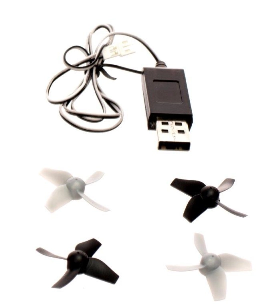 RC dron JJRC H36 mini, sivá