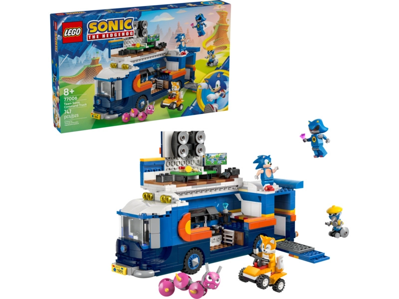 LEGO Sonic the Hedgehog - Veliteľské vozidlo tímu Sonic