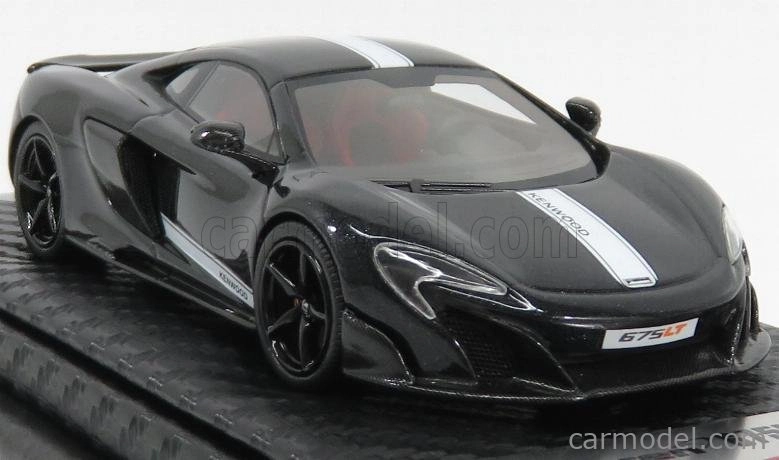 Tecnomodel Mclaren 675lt Kenwood Jvc Concept Edition 2016 1:43 Black Met