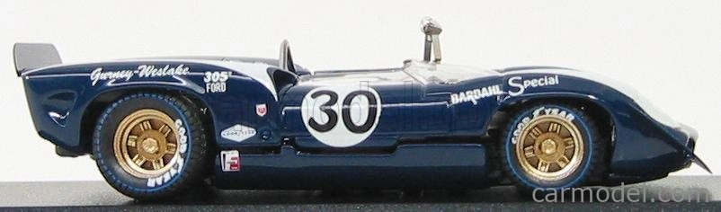 Najlepší model Lola T70 Spider N 30 Bridgehampton 1966 D.gurney 1:43 Blue White