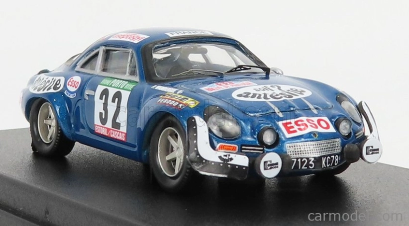Trofeu Renault Alpine A110 1600s N 32 Rally Of Portugal 1975 P.wambergue - I.breton 1:43 Blue Met