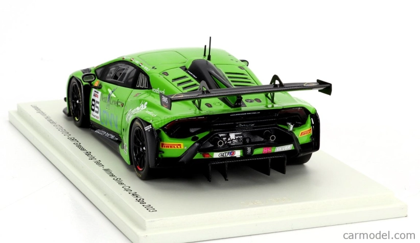Spark-model Lamborghini Huracan Gt3 Evo 2 Team Grt Grasser N 85 Winner Silver Cup 24h Spa 2023 C.schmid - B.hites - G.van Berlo 1:43 Zelená Černá