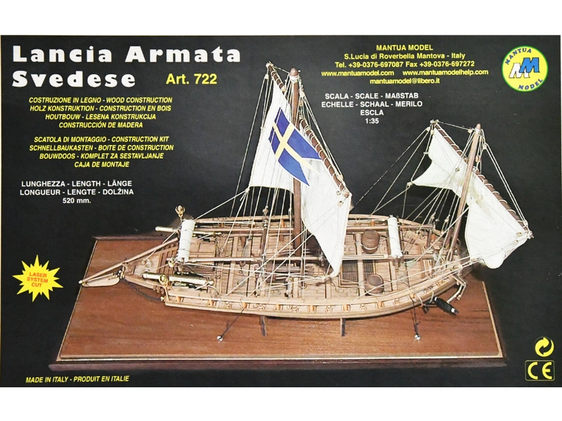 Mantua Model Lancia Armata Svedese 1:35 kit
