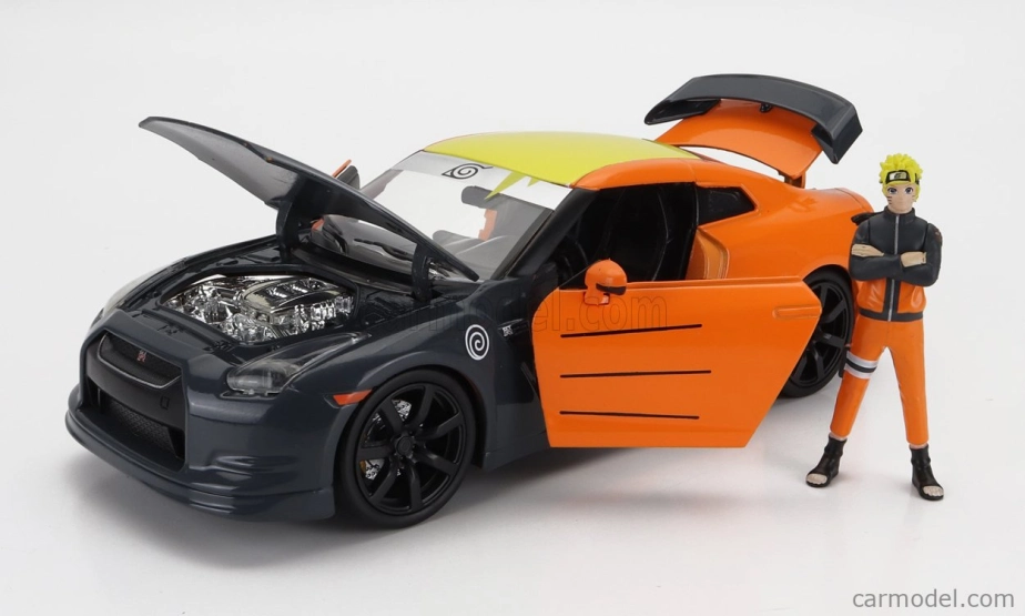 Jada Nissan Gt-r s postavičkou Naruta 2009 1:24