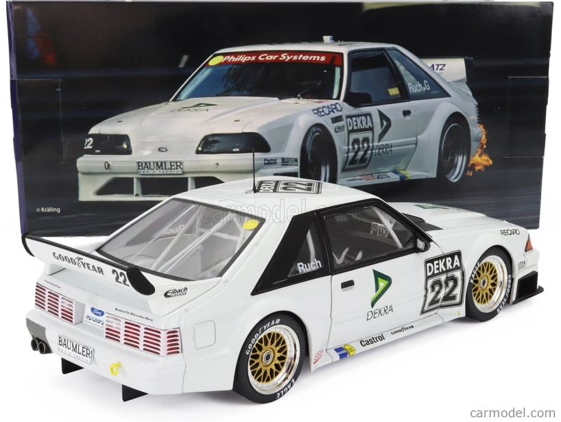 Werk83 Ford usa Mustang 5.0 N 22 Dtm Season 1994 Gerd Ruch 1:18 Bílá