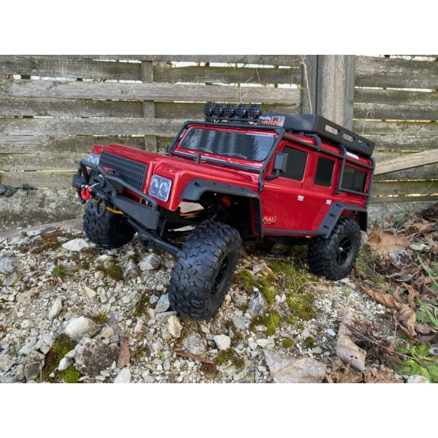 RC auto DF-4J XXL Crawler, červená