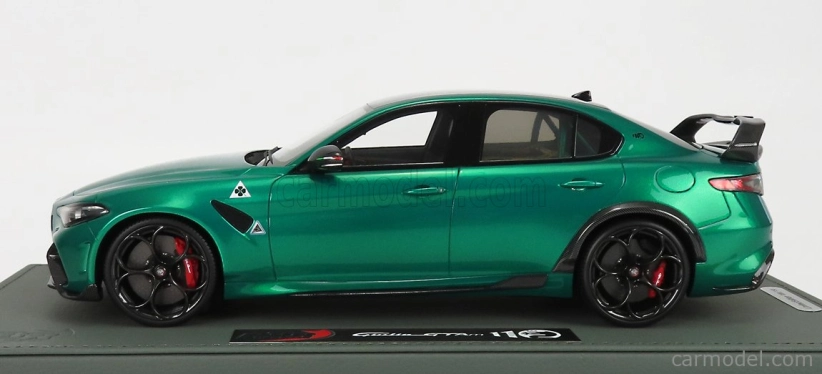Bbr-models Alfa romeo Giulia Gtam 2020 - Con Vetrina - S vitrínou 1:18 Verde Montreal - Green Met