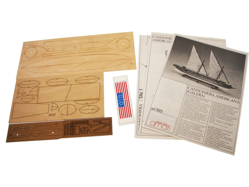 AMATI Golden Yacht 1:300 kit do fľaše