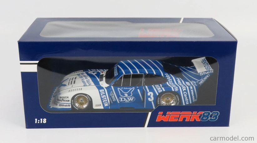 Werk83 Ford england Capri Turbo Gr.5 Zakspeed N 3 Drm 1982 Klaus Niedzwiedz 1:18 Biela Modrá