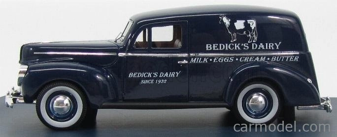 Genuine-ford-parts Ford usa Panel Van Bedick's Dairy Milk Eggs Cream Butter 1940 1:43 Blue