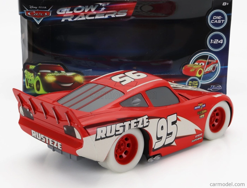 Jada Walt Disney Saetta Blesk Mcqueen - film Autá 1:24 červeno-žltá
