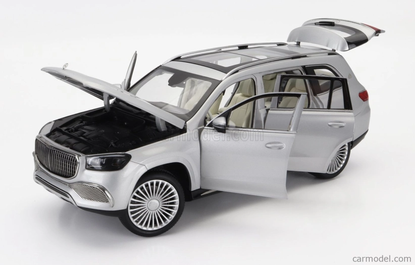 Paragon-models Mercedes benz Maybach Gls-class Gls600 4-matic (x167) 2019 1:18 Strieborný