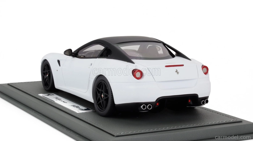 Bbr-models Ferrari 599 Gtb Fiorano 2007 - F1 Gear Box - Cambio F1 - Con Vetrina - With Showcase 1:18 Bianco Opaco - Matná Bílá Černá