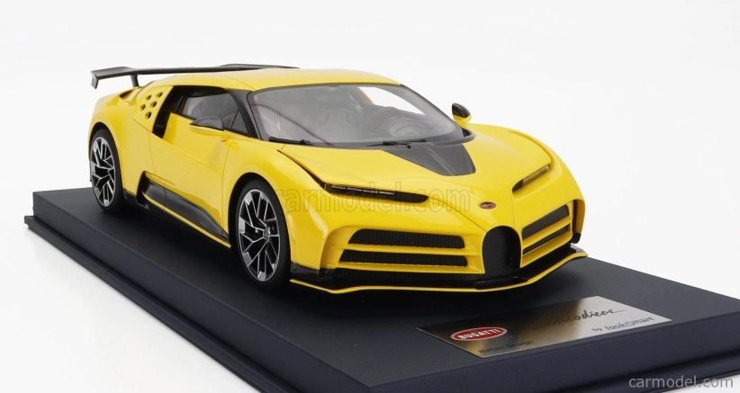 Looksmart Bugatti Centodieci Výrobná verzia 2023 1:18 žltá