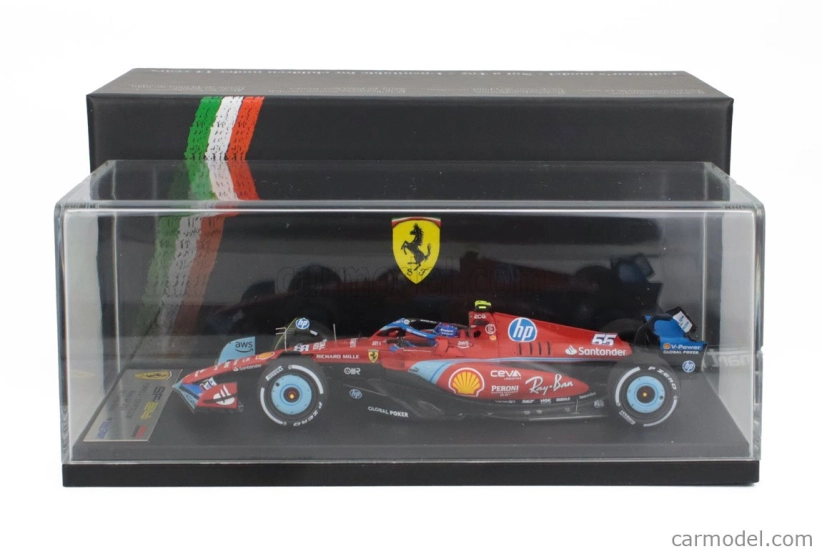 Looksmart Ferrari F1 Sf-24 Team Scuderia Ferrari N 55 5th Miami Gp 2024 Carlos Sainz 1:43 Červená Černá Světle Modrá