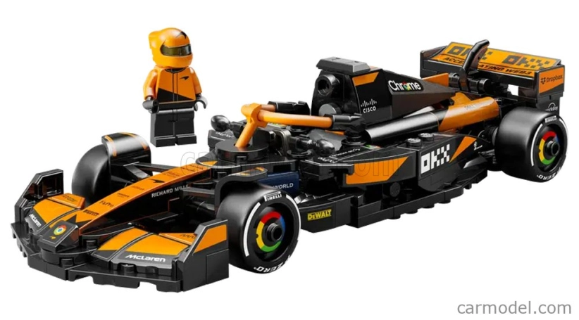 Lego Mclaren Lego Speed Champion - F1 Mcl38 Team Mclaren Season 2024 Lando Norris - 269 Pezzi - 269 Pcs Orange