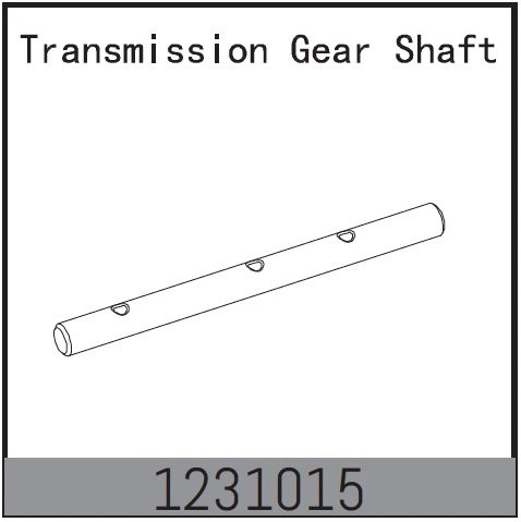 1231015 - Transmission Gear Shaft - CR3.4eco