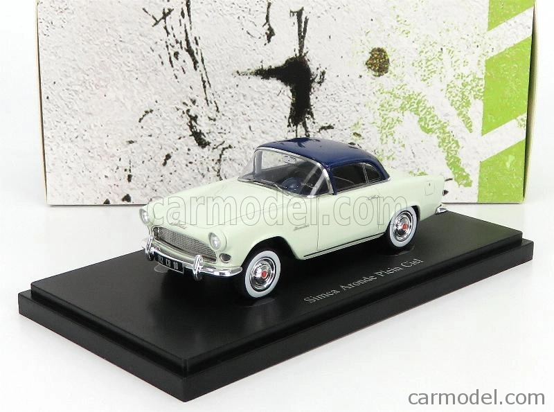 Autocult Simca Aronde Plein Ciel France 1957 1:43 Světle Zelená Tmavě Modrá