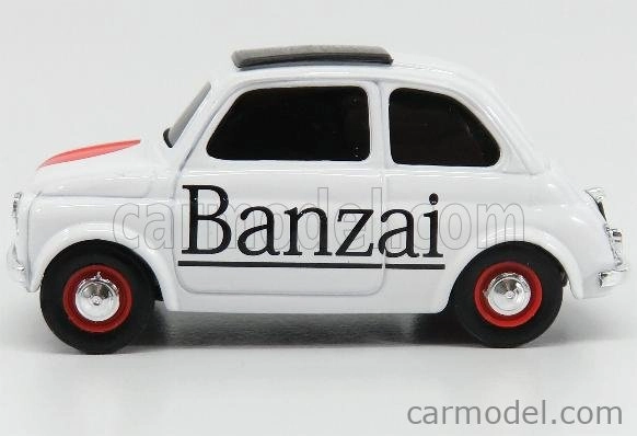 Brumm Fiat 500 Brums Banzai 2017 1:43 Biela