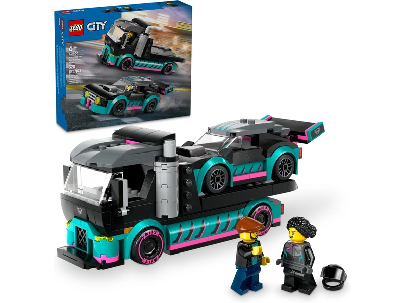 LEGO City - Nákladné auto s pretekárskym autom