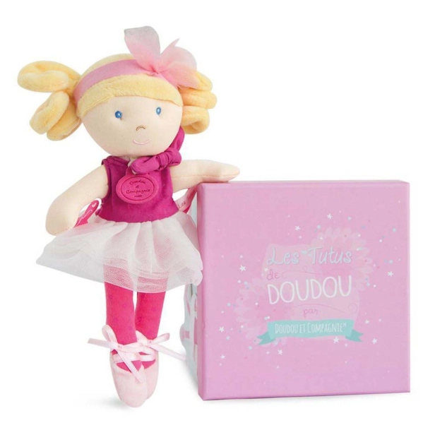 Doudou Julijou Panenka mini baletka "Les Tutus" 23 cm