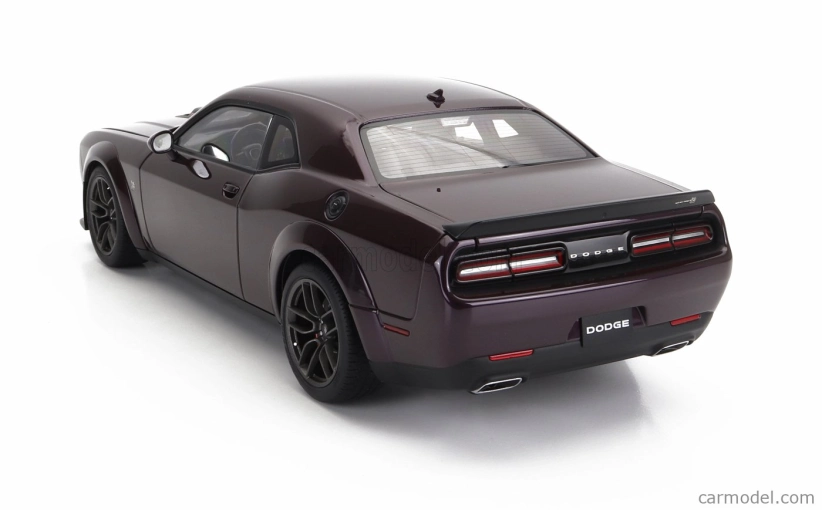 Autoart Dodge Challenger R/t Scat Pack Widebody 2022 1:18 Hellraisin Purple