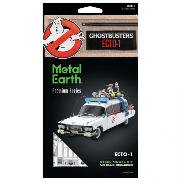 Oceľová stavebnica Ecto-1 Ghostbusters
