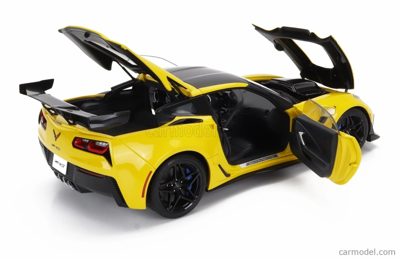 Autoart Chevrolet Corvette C7 Zr1 2017 1:18 Závodní Žlutá