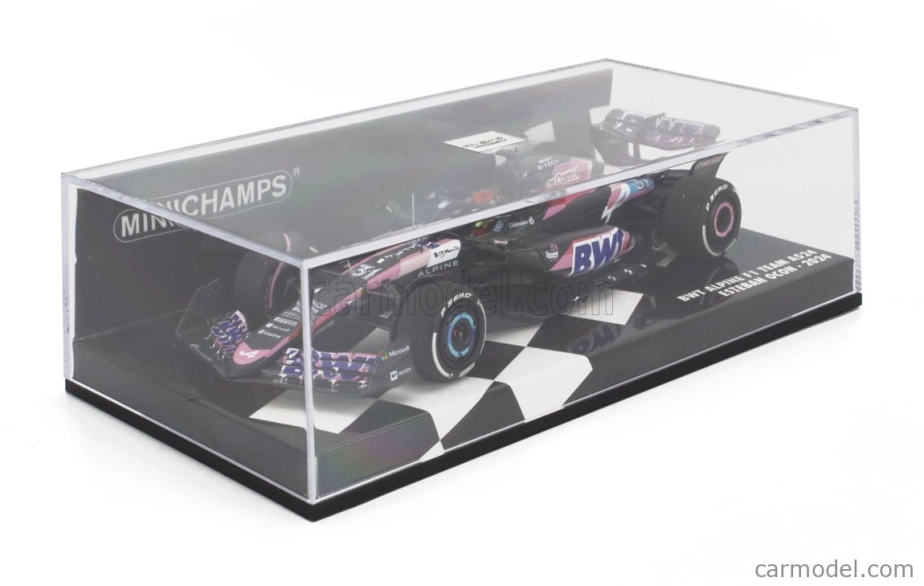 Minichamps Alpine F1 A524 Team Bwt Alpine N 31 Sezóna 2024 Esteban Ocon 1:43 Čierna Modrá Ružová