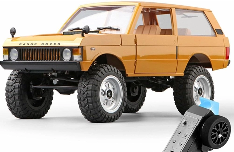 RC auto Range Rover 1970, žlutá
