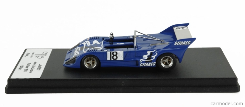 Trofeu Lola T292 N 18 Rally Vila Real 1973 Jean Luis Lafosse 1:43 Modrá