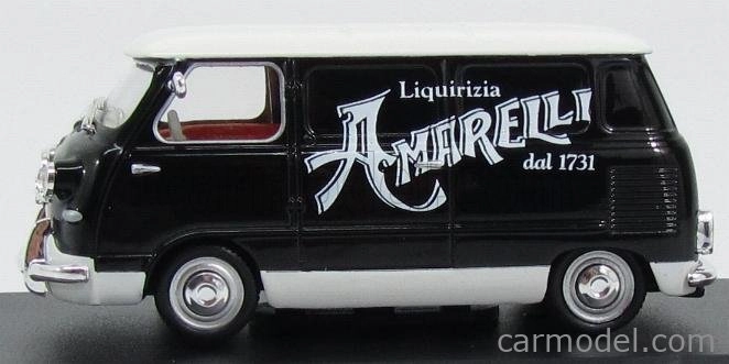 Edicola Fiat 600 Furgone Van 1958 - Liquirizia Amarelli 1:43 čierna biela