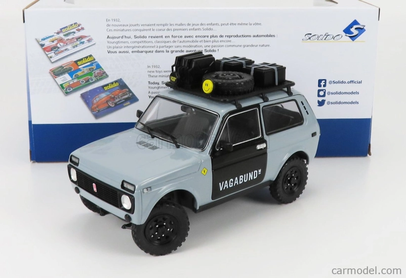 Solido Lada Niva Vagabund 1980 1:18 Sivá