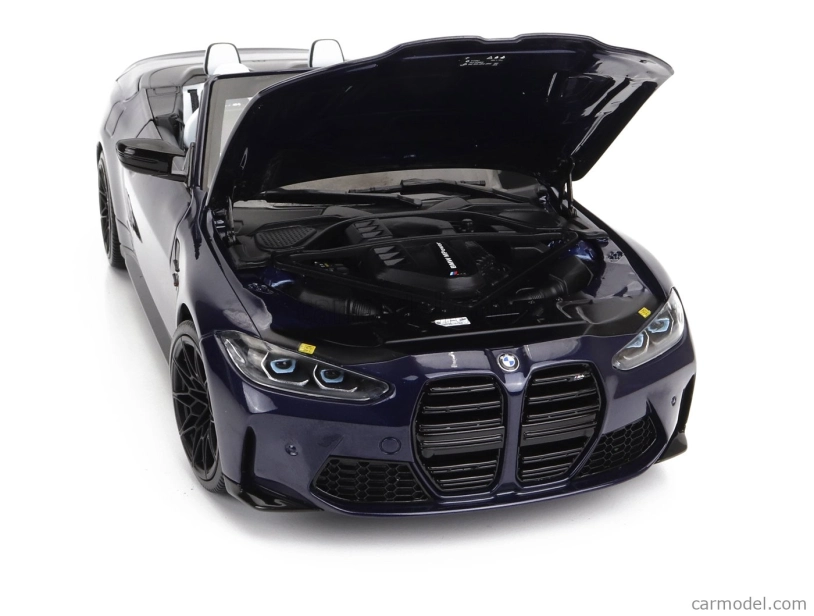 Minichamps BMW radu 4 M4 (g83) Cabriolet 2020 1:18 Modrá