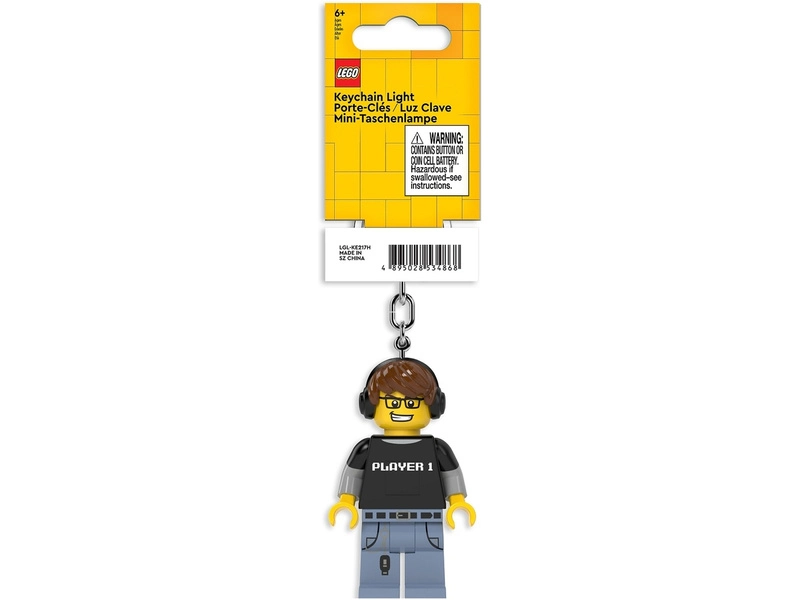 LEGO svietiaca kľúčenka – Hráč videohier