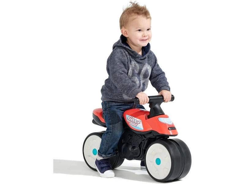 FALK – Detské odrážadlo Baby Moto modré s gumovými kolesami
