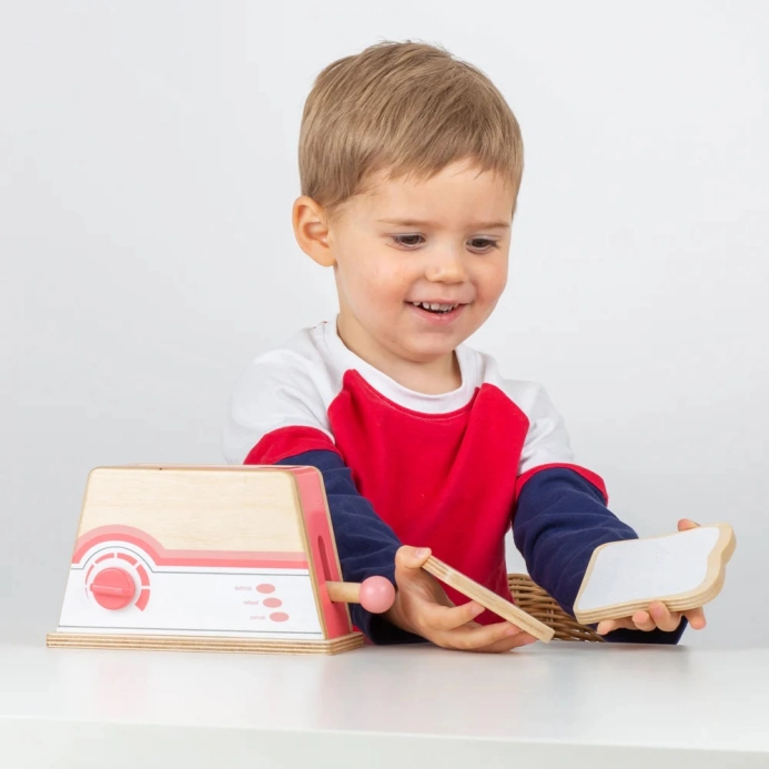 Bigjigs Toys Drevený hriankovač ružový - poškodený obal