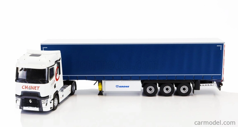 Eligor Renault T520 Truck Telonato Chanet Transports 2021 1:43 Biela Modrá