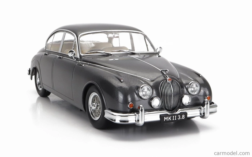 Jaguar Mkii 3.8 Rhd 1959 v mierke 1:18 Dark Grey Met