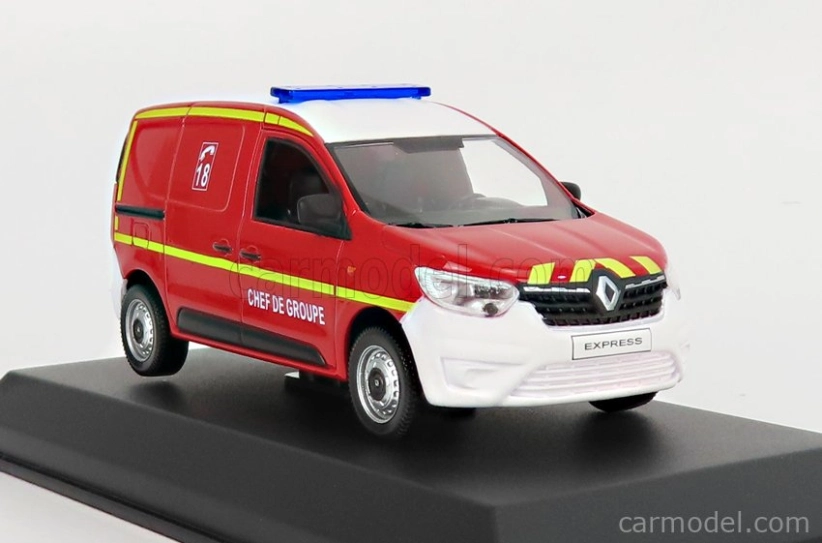Norev Renault Express Van Sapeurs Pompiers 2021 1:43 červená biela