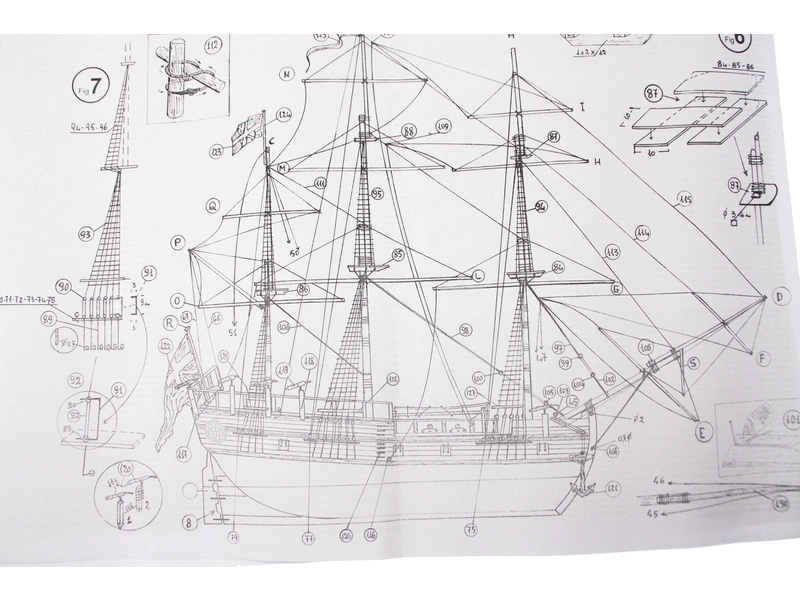 MINI MAMOLI H.M.S. Endeavour 1:143 kit