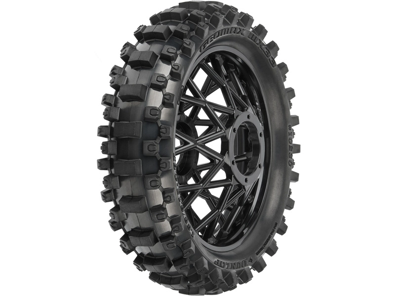 Bicykel Pro-Line so zadným diskom Dunlop Geomax MX33 V2 Bead CR4, čierny disk: PM-MX