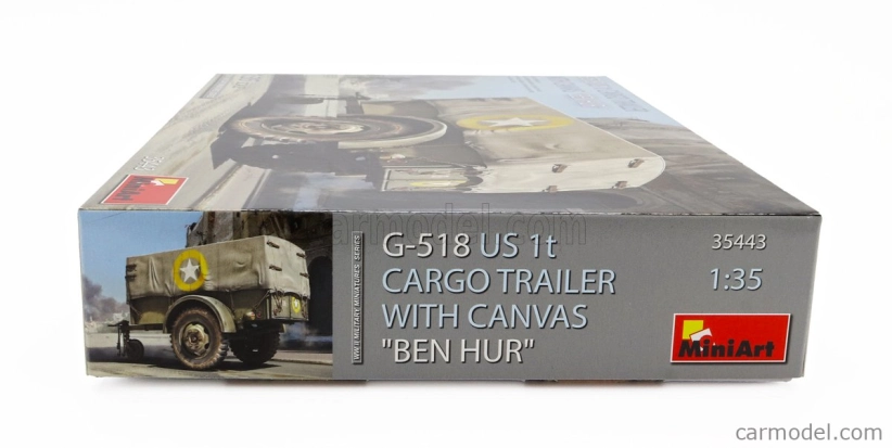 Miniart Trailer Rimorchio - G-518 Nákladný príves Ben Hur Military 1:35 /