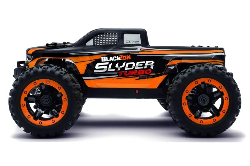 RC auto Slyder MT Turbo 1/16 4WD 2S Brushless, oranžová