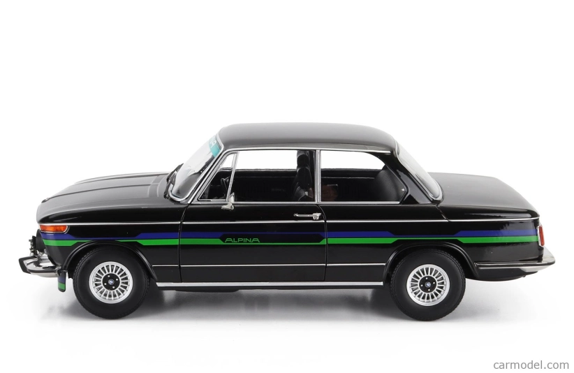 Kk-scale BMW 2002 Alpina 2-series 1974 1:12 čierna
