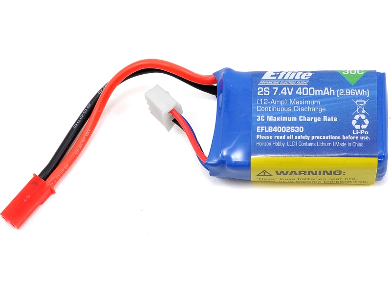 E-flite LiPol 7.4V 400mAh 30C JST