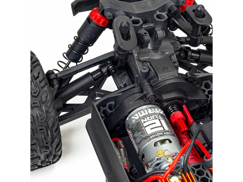 RC auto Arrma Vorteks 4x2 Boost Mega 1:10 RTR, červená