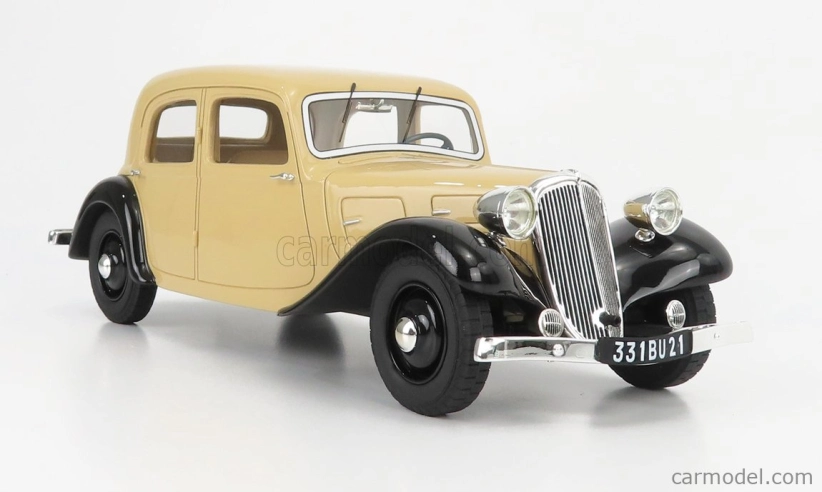Modely v mierke Cult-scale Citroen Traction Avant 7cv 1934 1:18 Béžová čierna
